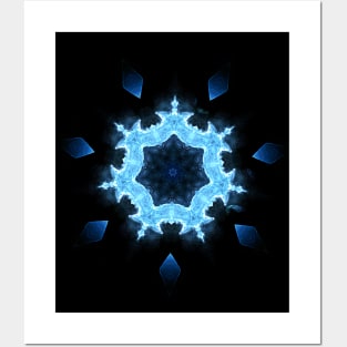 Space Snowflake Posters and Art